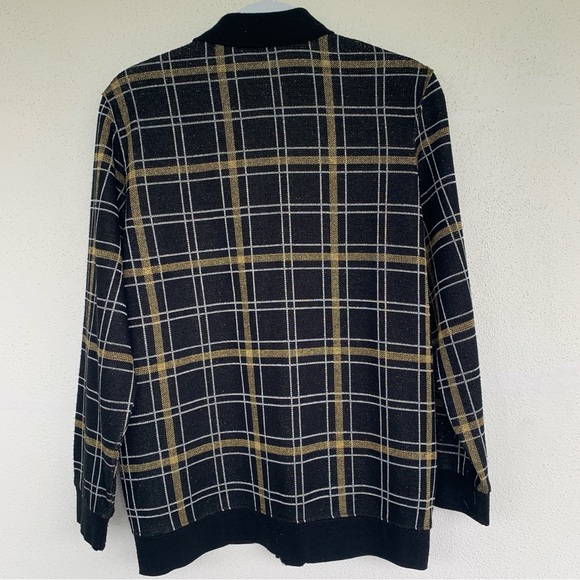 Metallic EB cardigan sweater. - Picture 5 of 12